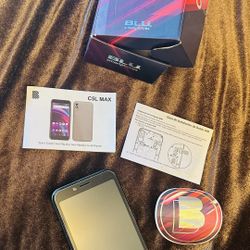BLU C5L MAX Smartphone w/ Box And protection Cover