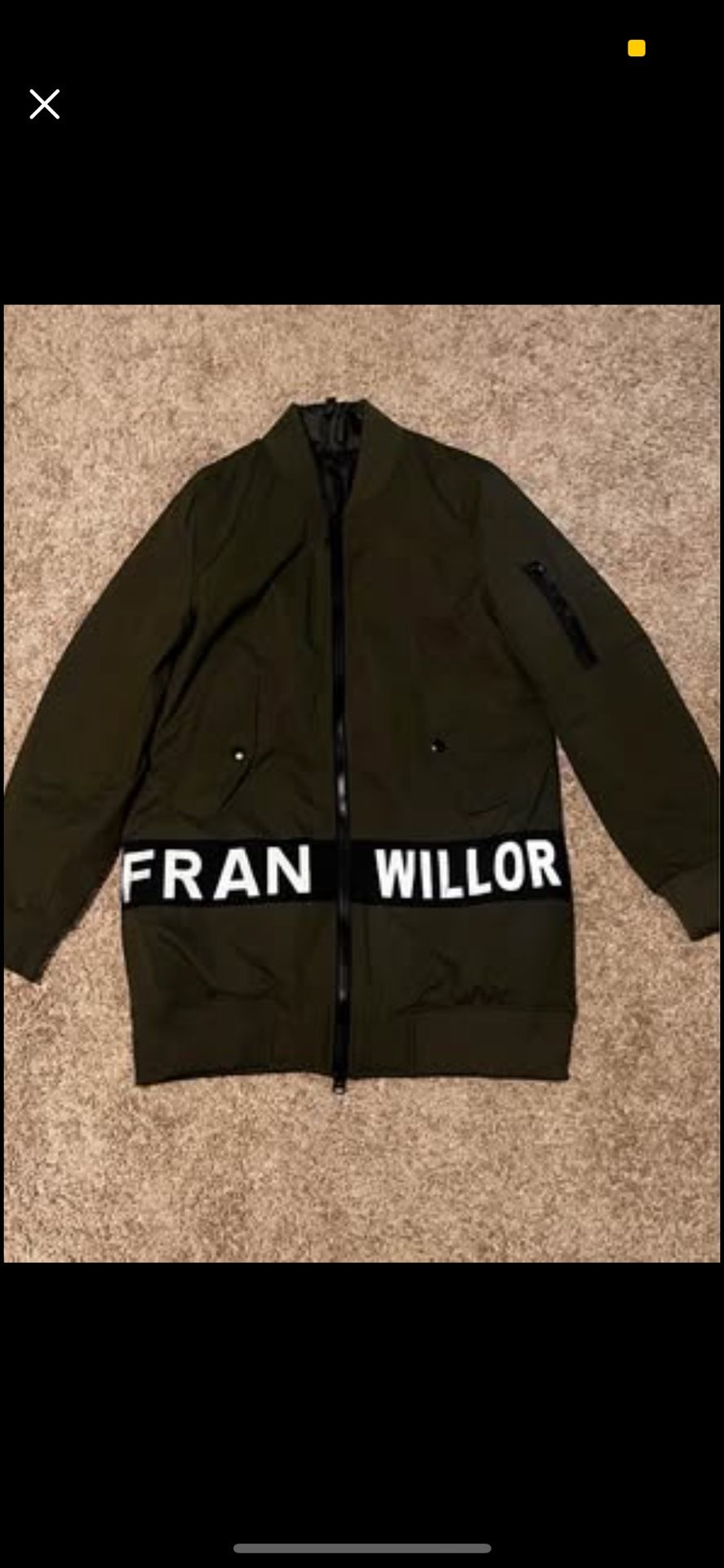 Fran Willor Bomber Jacket – Size Small