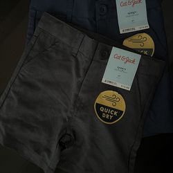 (2) toddler boys shorts - new