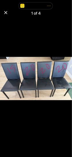 4 chairs for sale/ best offer gets it.