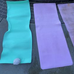 Yoga Workout Mats + watermat (4 total)