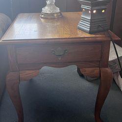 Solid Oak End Tables