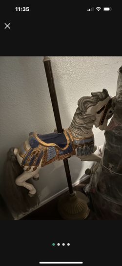 Antique Carousel Life Like Horse