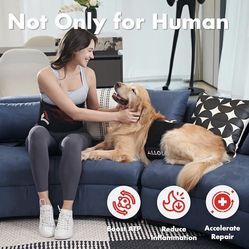 ALLOLO Red Light Therapy Belt, 39"*7.7" Large Area with 180pcs 3-in-1 LEDs 660nm & 850nm Infrared Red (Corded)