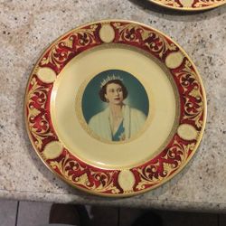 The Duke of Edinburgh and Queen Elizabeth, the second memorabilia plates