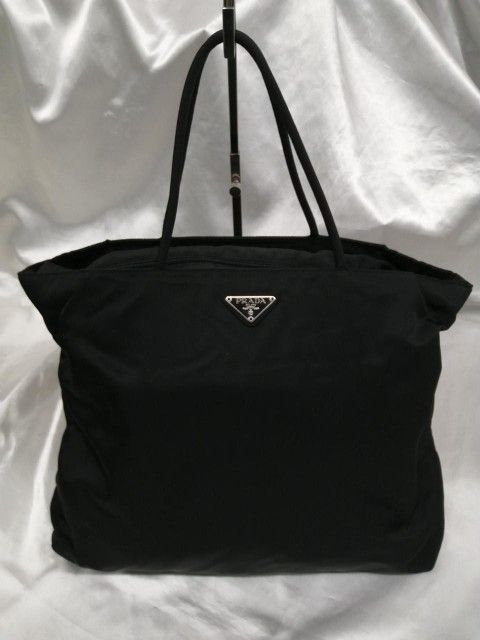 πππππ 70 nylon tote bag black 13.7 inch