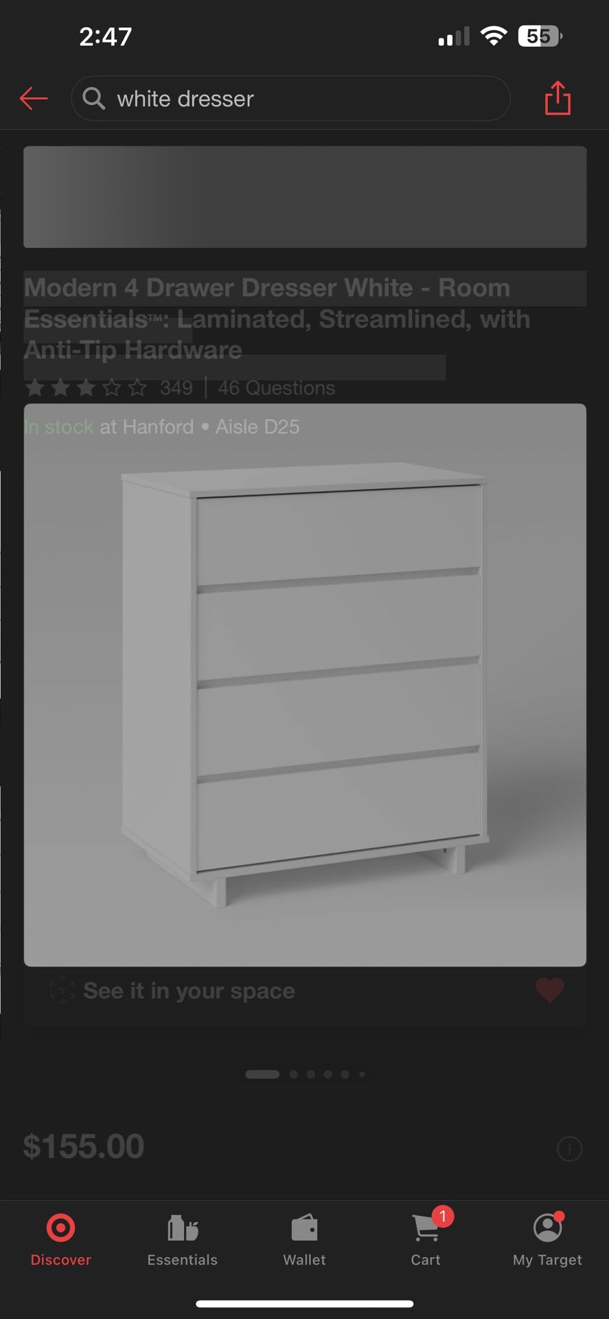 Brown Cubby Organizer & White Dresser