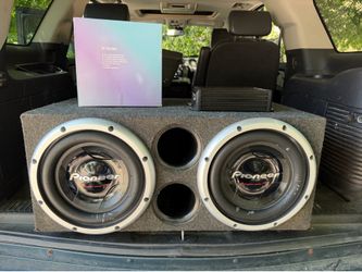 Insane Must hear Setup 2 12"Pioneer Premiers 3.500each amp and Wiring kit