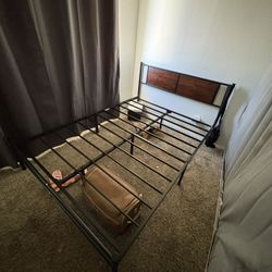 Full Size Bed Frame &’ Mattress 
