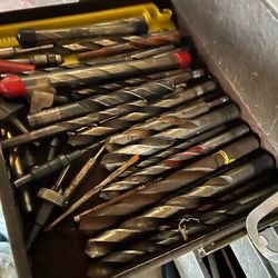 Large Drill Bit Lot – Industrial HSS + Taper Shank Bits