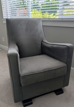 Monte Design 'Luka' Modern Glider – Performance Grey