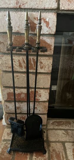 Fireplace Tool Set with Stand