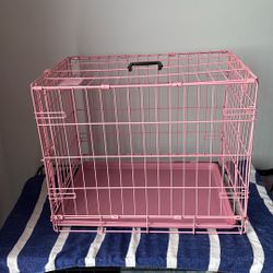 PINK DOG CRATE 