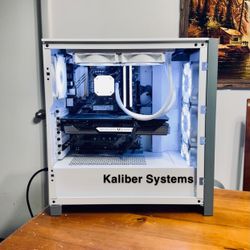 Custom White Gaming Computer with Intel i7, 3060 RTX Ti, 1TB NvME SSD