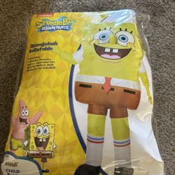 Kids Inflatable SpongeBob Costume 