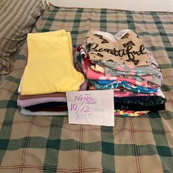Girl's clothes. size 10/12. 24 pcs. In good condition. ( Blouses, Pants And Shorts, etc.)