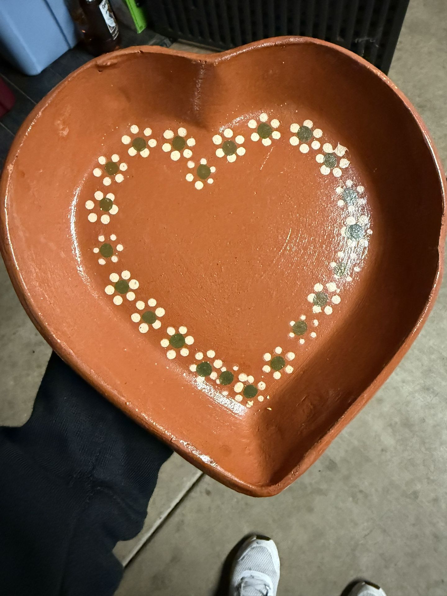 Heart Clay Plate