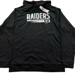 Las Vegas Raiders Black Pullover Hoodie Sweatshirt Mens M,XL & 2XL New