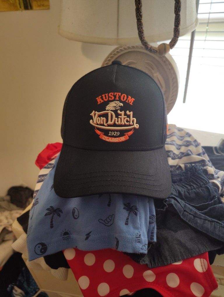 Von Dutch Brand New Trucker Hat Tags