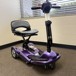 Foldable EV Rider Mobility Scooter – Lightweight, Compact, Like New