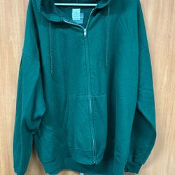 2XL Zip Up Hooded Sweatshirt