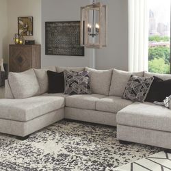  Megginson - Storm - Left Arm Facing Corner Chaise, Right Arm Facing Sofa Chaise Sectional 