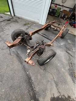 88-98 chevy single cab short wheel base rolling chassis