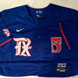  ⚾️  Custom Corey Seager #5 Texas Rangers Baseball Jersey ⚾️  Size Large And XL 