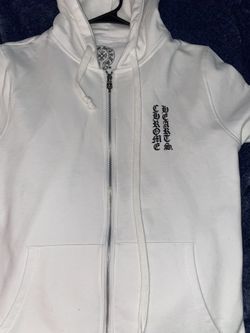 Chrome Hearts White Zip Up