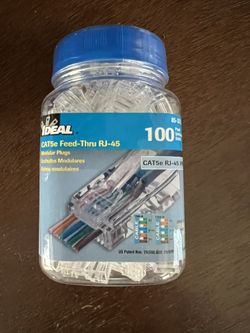 CAT 5E FEED THRU RJ-45