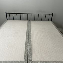 Two twin box springs