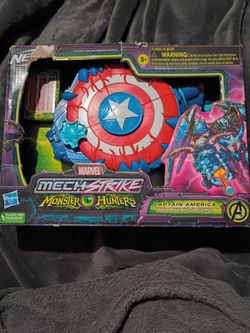 Marvel Avengers Mech strike Monster Hunter Captain America Monster Blaster Shield