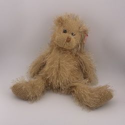 TY Punkies - FRIZZY the Bear (9 inch) - MWMTs Stuffed Animal Toy 2002
