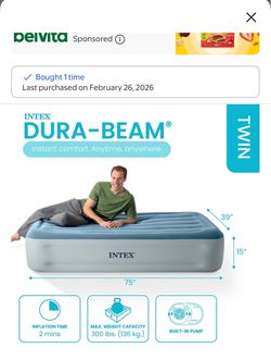 Twin air mattress