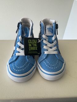 Vans Glow in the Dark High Tops size 4.5C