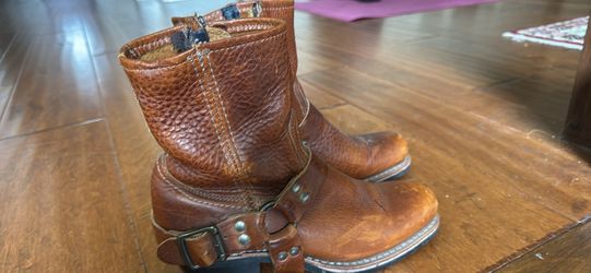 Bro Leather Harness FRYE Boots Size 6