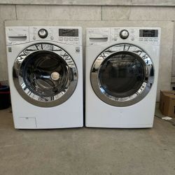 LG Washer And Electric Dryer 