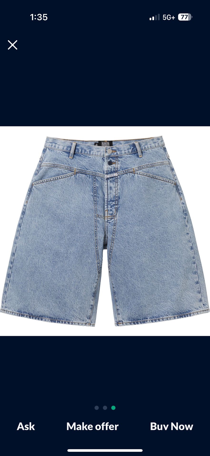 Supreme Girbaud Jean Shorts