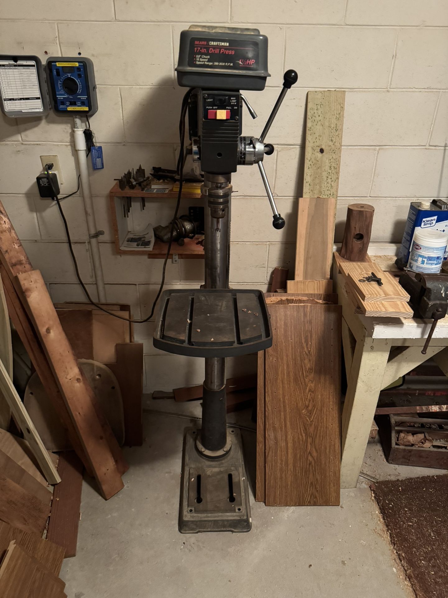 Vintage Sears craftsman 17Inch Drill Press