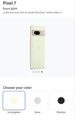 New Google Pixel 7 128GB - Unlocked For Any Carrier