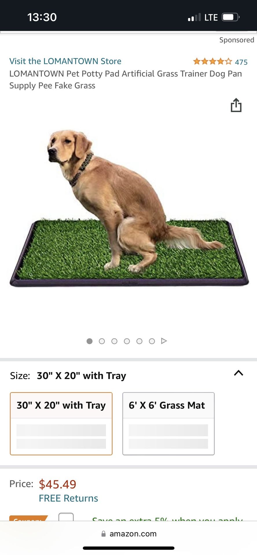 Dog Potty Training Mat