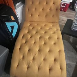 Yellow Chaise Lounge