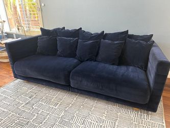 Sofa - IKEA Stockholm collection - blue navy velvet