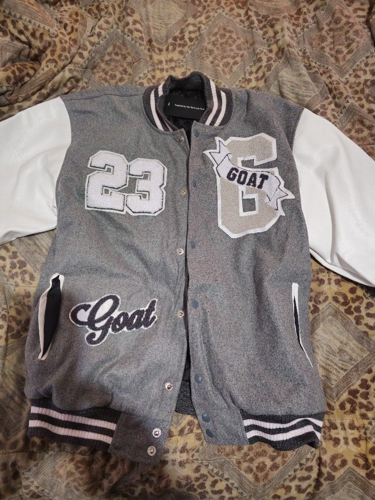 Letterman Jacket Cool Grey