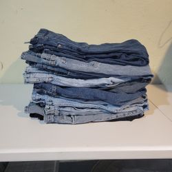 Huge Lot Of 44x30  Blue Jeans (10 Pairs)