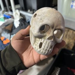 Skull Candle Holder