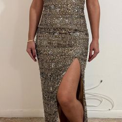 Stunning Sequin Long Dress – Size S