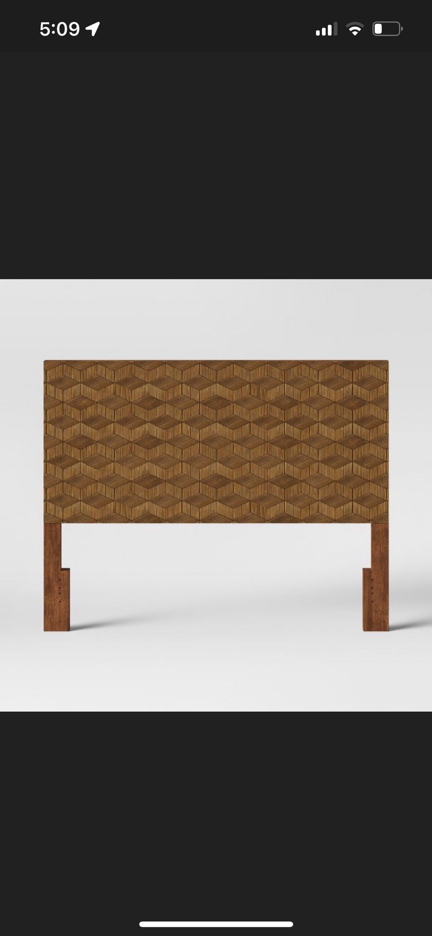 New In Box: Tachuri Geometric Front Queen Headboard-OpalHouse
