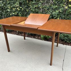 Mid Century Modern Teak Extension Dining Table by White & Newton