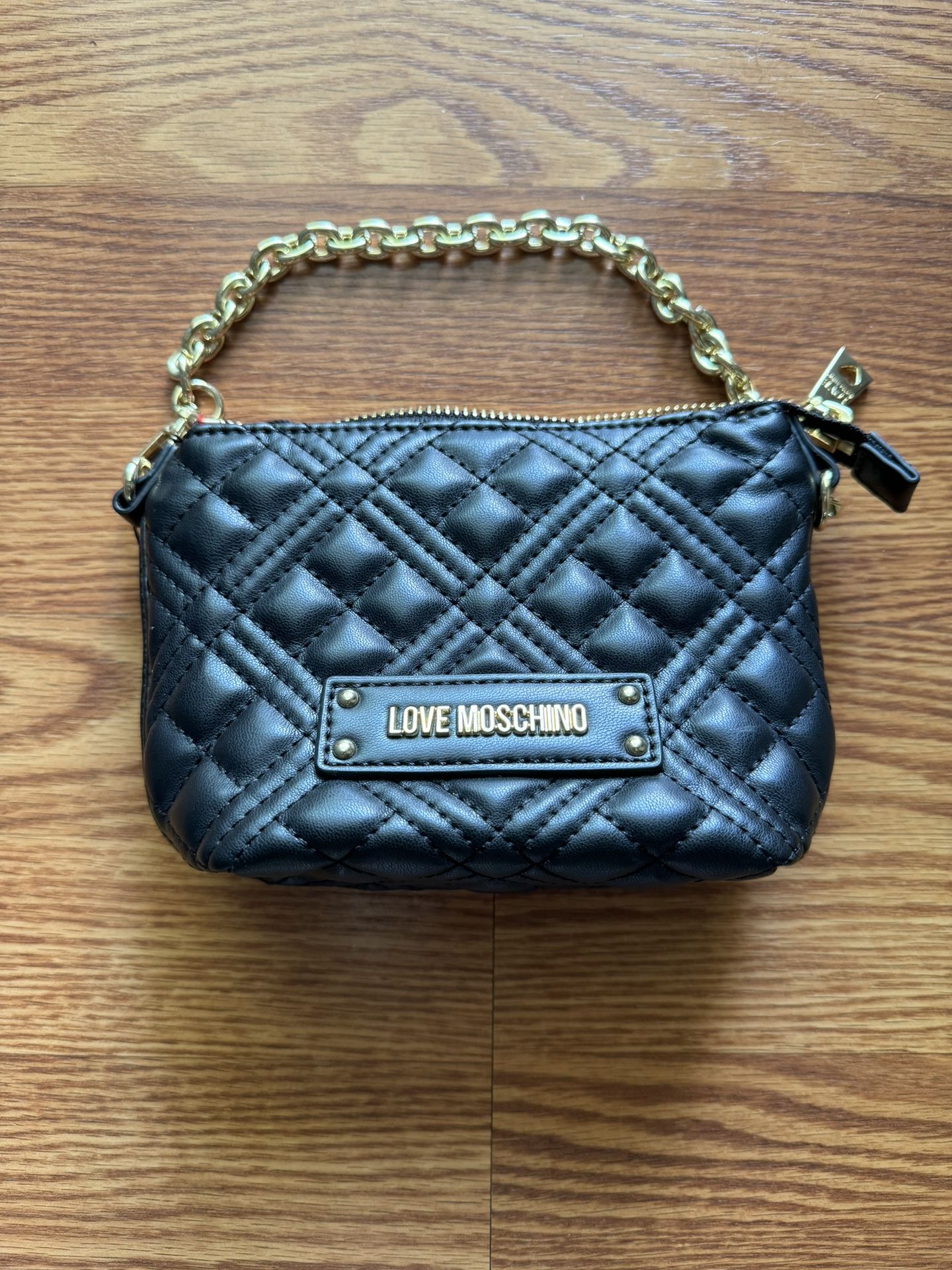 Love Moschino Quilted Black Purse